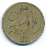 Чехословакия, 20 гелеров (1980 г.)