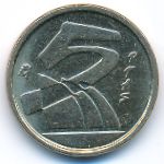 Spain, 5 pesetas, 1989–2001