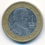 Австрия, 1 евро (2002 г.)