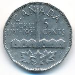 Canada, 5 cents, 1951