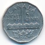 Canada, 5 cents, 1951