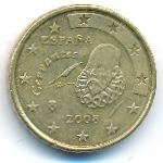 Испания, 10 евроцентов (2008 г.)
