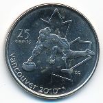 Канада, 25 центов (2007 г.)