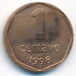 Аргентина, 1 сентаво (1998 г.)