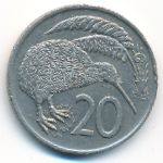 Новая Зеландия, 20 центов (1976 г.)