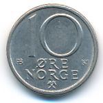 Norway, 10 ore, 1974–1991