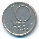 Norway, 10 ore, 1980