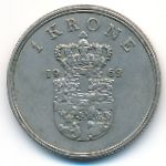 Дания, 1 крона (1962 г.)