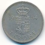 Дания, 1 крона (1984 г.)