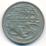 Australia, 20 cents, 1968