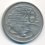 Australia, 20 cents, 1974