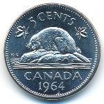 Канада, 5 центов (1964 г.)