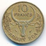 Мадагаскар, 10 франков (1986 г.)