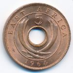 Восточная Африка, 5 центов (1964 г.)
