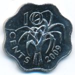 Свазиленд, 10 центов (2009 г.)