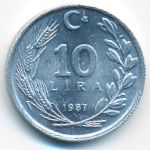 Турция, 10 лир (1987 г.)