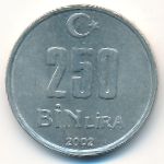 Турция, 250000 лир (2002 г.)