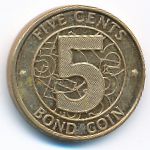 Зимбабве, 5 центов (2014 г.)