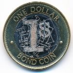 Зимбабве, 1 доллар (2017 г.)