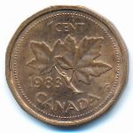 Канада, 1 цент (1983 г.)