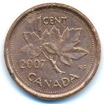 Canada, 1 cent, 2007