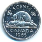 Канада, 5 центов (1965 г.)