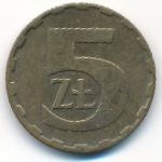 Польша, 5 злотых (1984 г.)