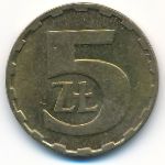Польша, 5 злотых (1987 г.)