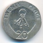 Гибралтар, 20 пенсов (2006 г.)