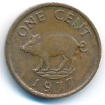 Бермудские острова, 1 цент (1970–1978 г.)