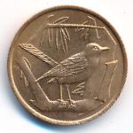 Каймановы острова, 1 цент (1972–1977 г.)