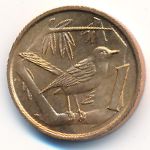 Каймановы острова, 1 цент (1977 г.)