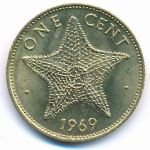 Багамские острова, 1 цент (1969 г.)