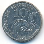 France, 10 francs, 1986