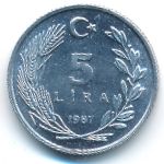 Турция, 5 лир (1987 г.)
