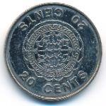 Соломоновы острова, 20 центов (1981 г.)