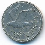 Барбадос, 10 центов (1980 г.)