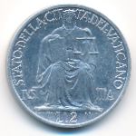 Ватикан, 2 лиры (1947–1949 г.)