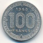 Экваториальные Африканские Штаты, 100 франков (1966–1967 г.)