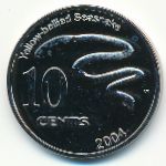 Кокосовые острова, 10 центов (2004 г.)