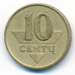 Литва, 10 центов (1997 г.)
