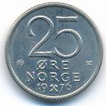 Норвегия, 25 эре (1974–1982 г.)