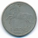 Норвегия, 1 крона (1968 г.)
