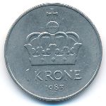 Норвегия, 1 крона (1983 г.)