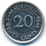 Маврикий, 20 центов (1994 г.)