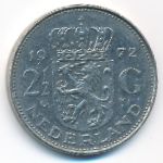 Netherlands, 2 1/2 gulden, 1972&ndash;1980