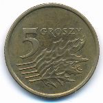 Польша, 5 грошей (2002 г.)
