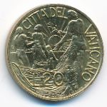 Vatican City, 20 lire, 1998