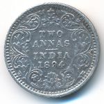 Британская Индия, 2 анны (1894 г.)