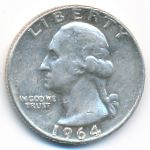США, 1/4 доллара (1964 г.)